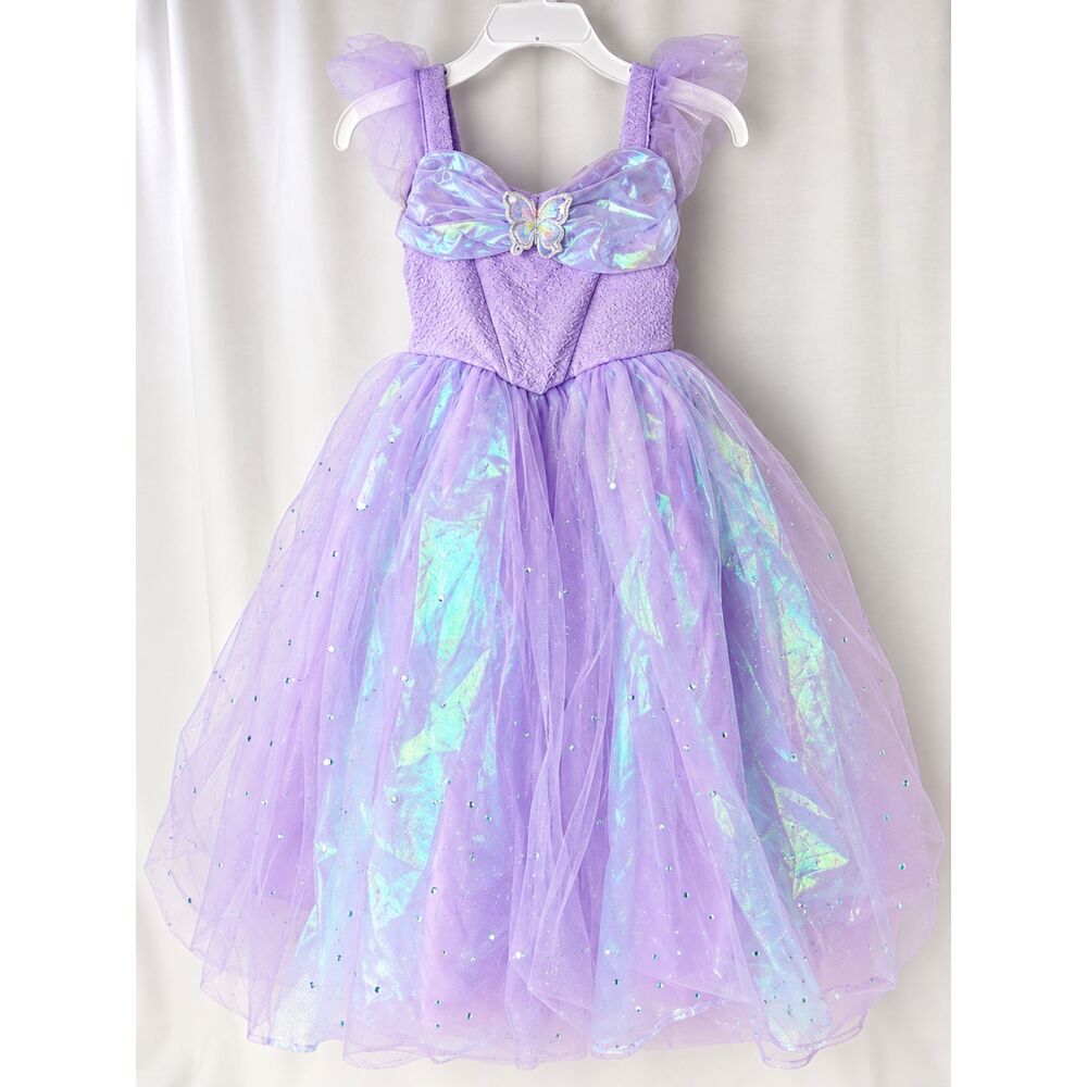 FairyTale Wishes & Dreams Girls Size 4 Lavender Fairy Princess Costume Dress